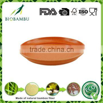 Reasonable price irregular shape burst sells plant fiber powder pot tray