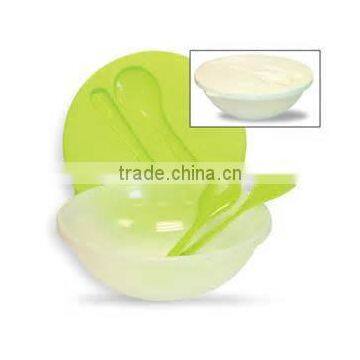 Food Grade Plastic 4pcs Mixing Salad Bowl photo-2