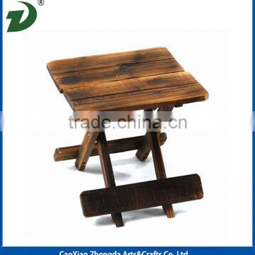 Solid Wood Folding Round Outdoor Table photo-5