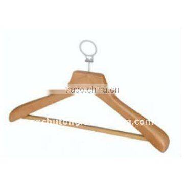 Hotel guest room wooden hanger