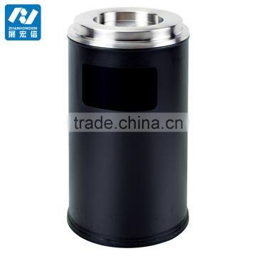 Outdoor Stand Publicity Litter Bin With Ashtray photo-2