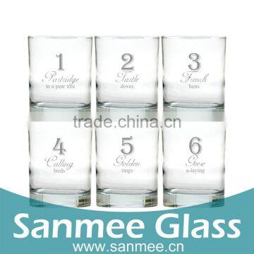 2015 New Arrive Old Fashioned Glass Set Drinking Glass