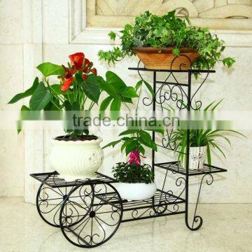 2016 Custom Rural Style Wrought Iron Flower Pot Stand photo-6