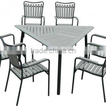 AR-3213 New garden polywood chairs with triangle table