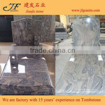 Chinese Juparana Granite monuments tombstone granite tombs