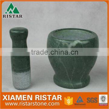 Yellow Onxy Marble Stone Mortar and Pestle for Kitchen photo-3