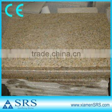 Exterior bush hammer sunset gold g682 granite tile