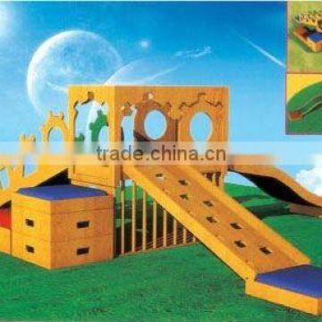 EXCELLENT QULAITY !!!! OUTDOOR KIDS WOOD PLAYGROUND (A-05805)