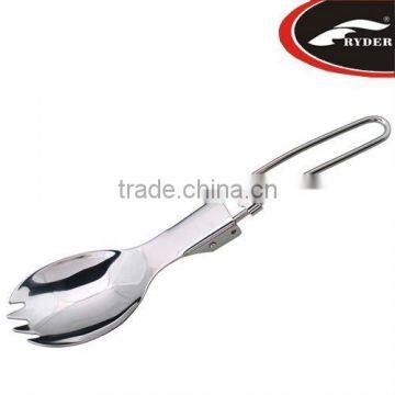 Stainless Steel 304 Folding Spork Spoon Fork