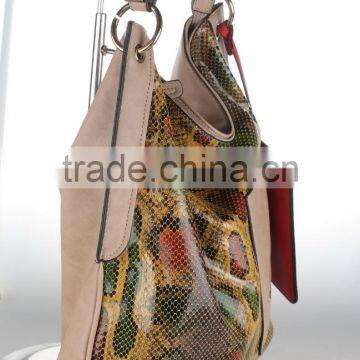 Snake Printing pu Tote Bags With Small Swing Bag Women Handbag Wholesale 2016 photo-3