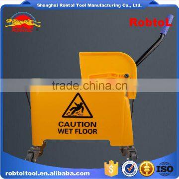 20L mop bucket with wringer side press plastic