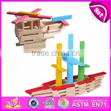 Building Blocks Classic Wooden Toy for Kids W13D153-S photo-4