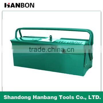 High Quality 19'' Double Layer Portable Metal Tool Box photo-3