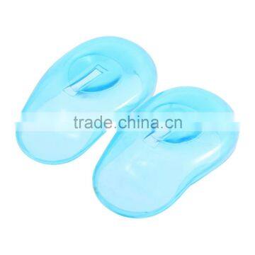 2PCS Clear Silicone Shower Ear Cover Waterproof Ear Cover shouwer ear capsHat Hair Dye Shield Protect Salon Color Blue New