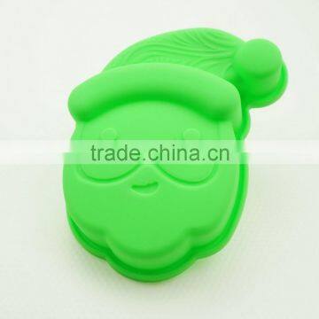 11183 High Quantity Eco-friendly Santa Claus Shape Silicone Chocolate Mould,soap Mold,diy Cake Mould photo-2
