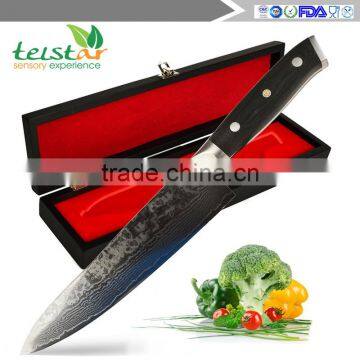 Japanese Chef Knife for Sushi 8 inch - Professional VG10 Damascus with Gift Case