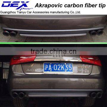 New Style High Quality Akrapovic Carbon Fiber Exhaust Tip Carbon Fiber Muffler Pipe photo-6