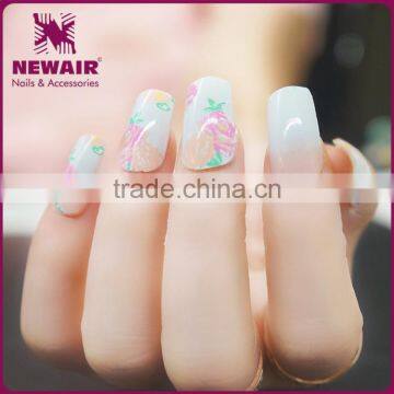 2017 Water Transfer Printing UV Gel Feather Design Nail Foil Sticker photo-3
