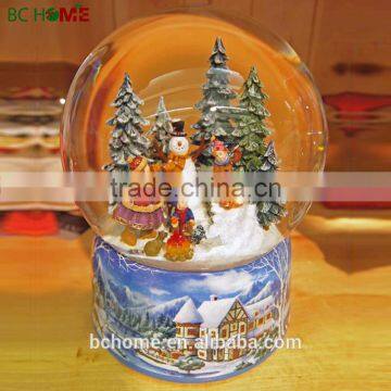 Snowman Snow Globe,Christmas Tree Snow Globe, Music Snow Globe With Light