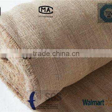 natural burlap fabric manufacturer 1.6 meters wide 100 meters long packed in rolls