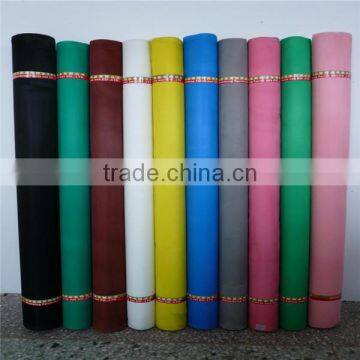 plaine weave fiberglass colored window screen netting