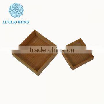 China wooden flower tray/Wooden plant tray factory