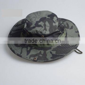 Special outdoor caps camouflage breathable mesh and circle border wind sun hat the fisherman cap cap