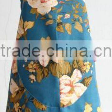 TC wholesale fabric cotton apron with adjustable collar halter