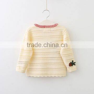 Trendy Stylish Girls Handmade Crochet Sweaters Pineapple Embroidery Cardigan Coat photo-2