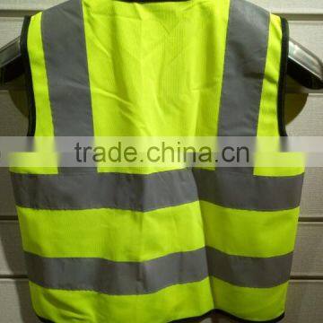 High Visibility Traffic Yellow Safety Vest for Kids photo-3