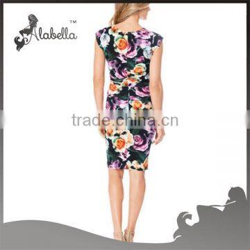 Long Sleeve Maternity Daily Wear Pregnant Dress photo-2