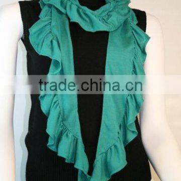 ruffle frilled scarves