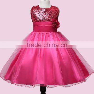 American Princess Flower Kid Girls Party Dress A Little Baby Girls Floral Fluffy Baby Dress One Piece Dress photo-4