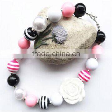 Wholesale Girl's Necklace Handmade Plastic Bead Cheap Plastic Bead Necklace for Children photo-6