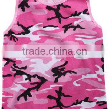 Custom Cotton Blend Wholesale Camo Tank Top