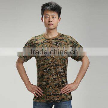 Hot Sale Men Tactical 100% Cotton Camo t Shirt Summer t Shirts Work Shirts Multi Color Fashion Camo T-shirts photo-3