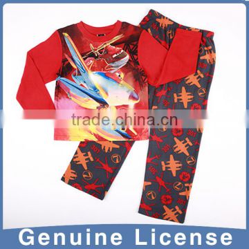 Two piece set pajamas home sleep wear boys formal wear