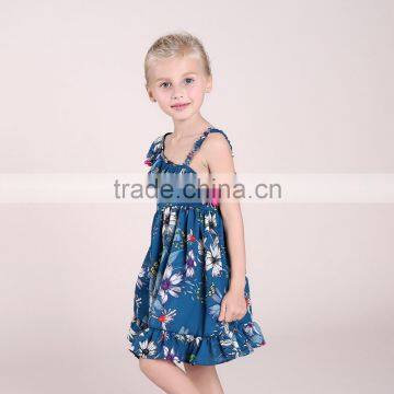 S17618A Kids Party 2017 Casual Sleeveless Model Baby Girl Summer Dress photo-4