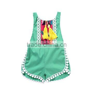 S33622W Summer 2017 Infant Kids Rompers Baby Girl Ruffles Romper photo-5