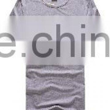 New Design Comfortable Short Sleeve Organic Cotton Casual T Shirt Heat Transfer Tees photo-6