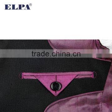 ELPA NXB0075 Formal Designer Slimming Wholesale Black 3 Piece Kids Boys Suits photo-5