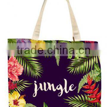 Full Color Sublimation Flat Cotton Tote Bag - Measures 15"W x 16"H, Has 24" Handles and Comes With Your Logo photo-3