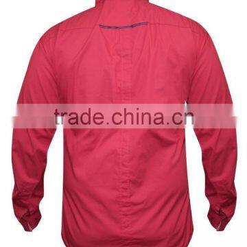 Red Solid Casual Shirt SH124 photo-4