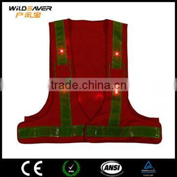 Nice Material LED Shirt Vest High Visibility Safe for Night Cleaning photo-5