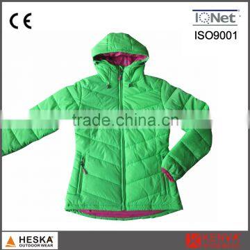 Melange Color Padded Insulated Jacket Women Winter Jacket photo-3