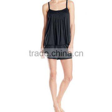 Nightwear Women's Short Pajama Set Wholesale Ladies Pyjamas Sleepwear Custom Sexy Pijamas Dress photo-2