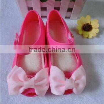 Fabric Bow Melissa Shoes for Kids, Mini Melissa for Girls photo-3