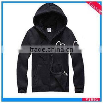 100% polyester thicken black blank hoodie stringer cheap price China