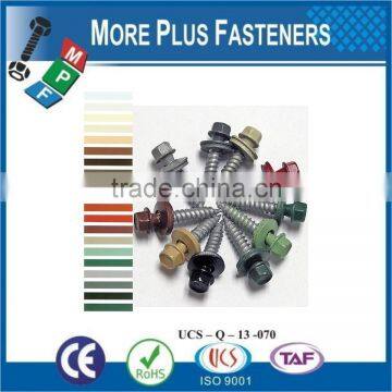 Made in Taiwan Head Painted Self Drilling Screws