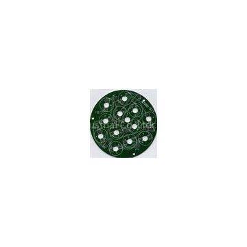 Round Dark Green FR4 0.6 - 3.2mm Thickness Custom Aluminum PCB With Immersion Tin